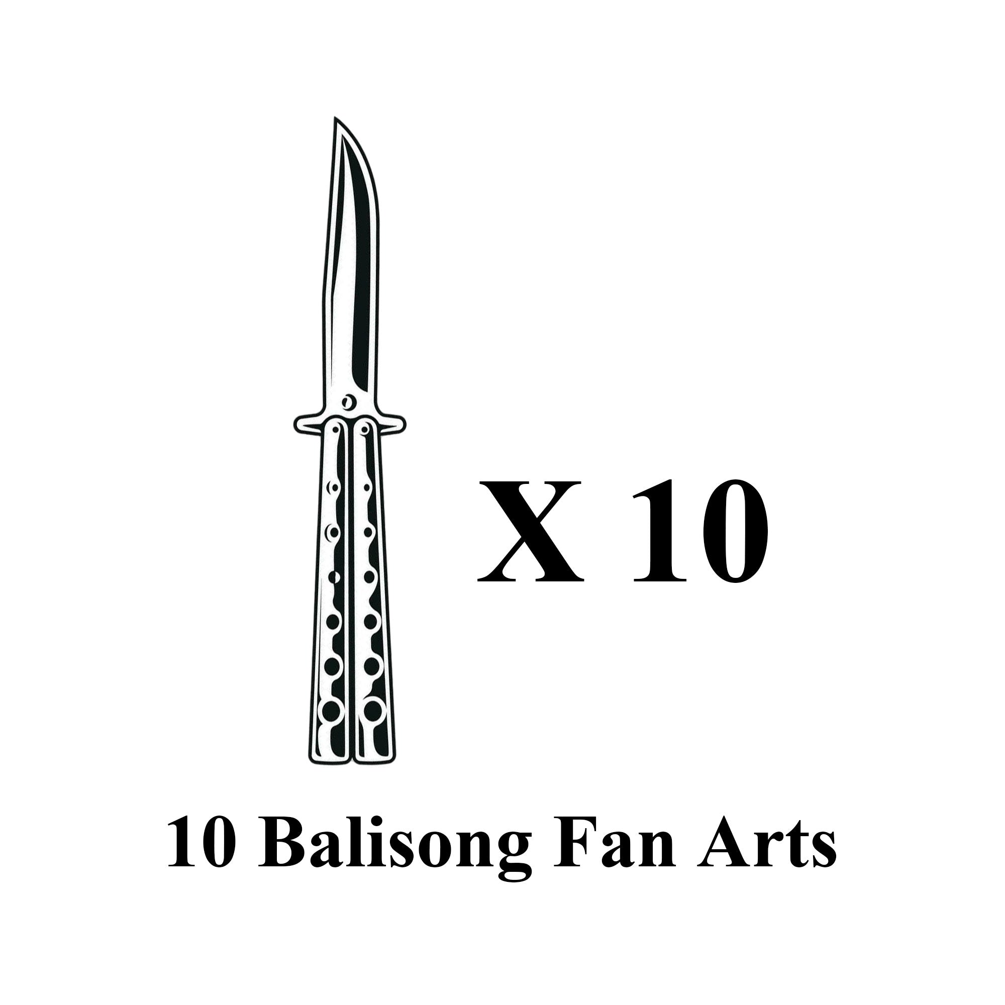 Anime Balisong Fan Arts Mystery Prize Pack