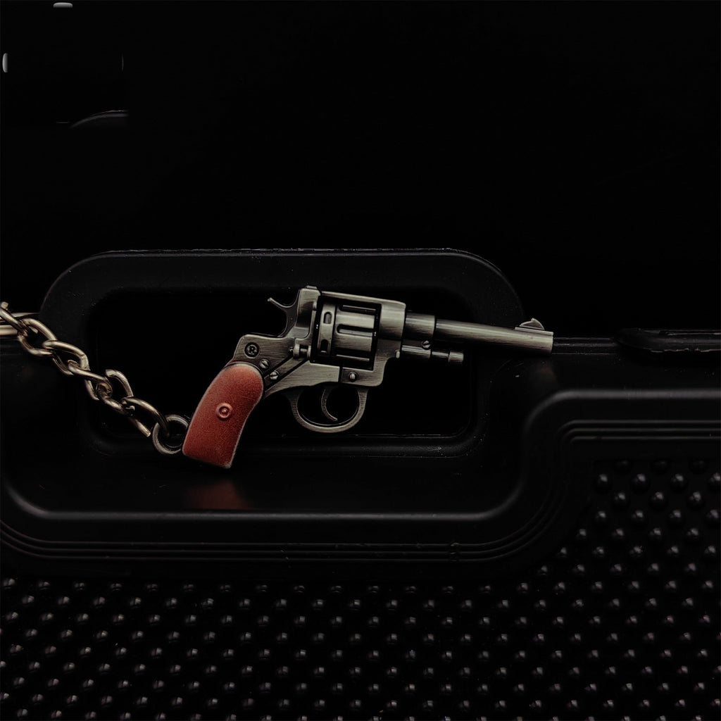Mini 1895 Revolver Pistol Metal Keychain
