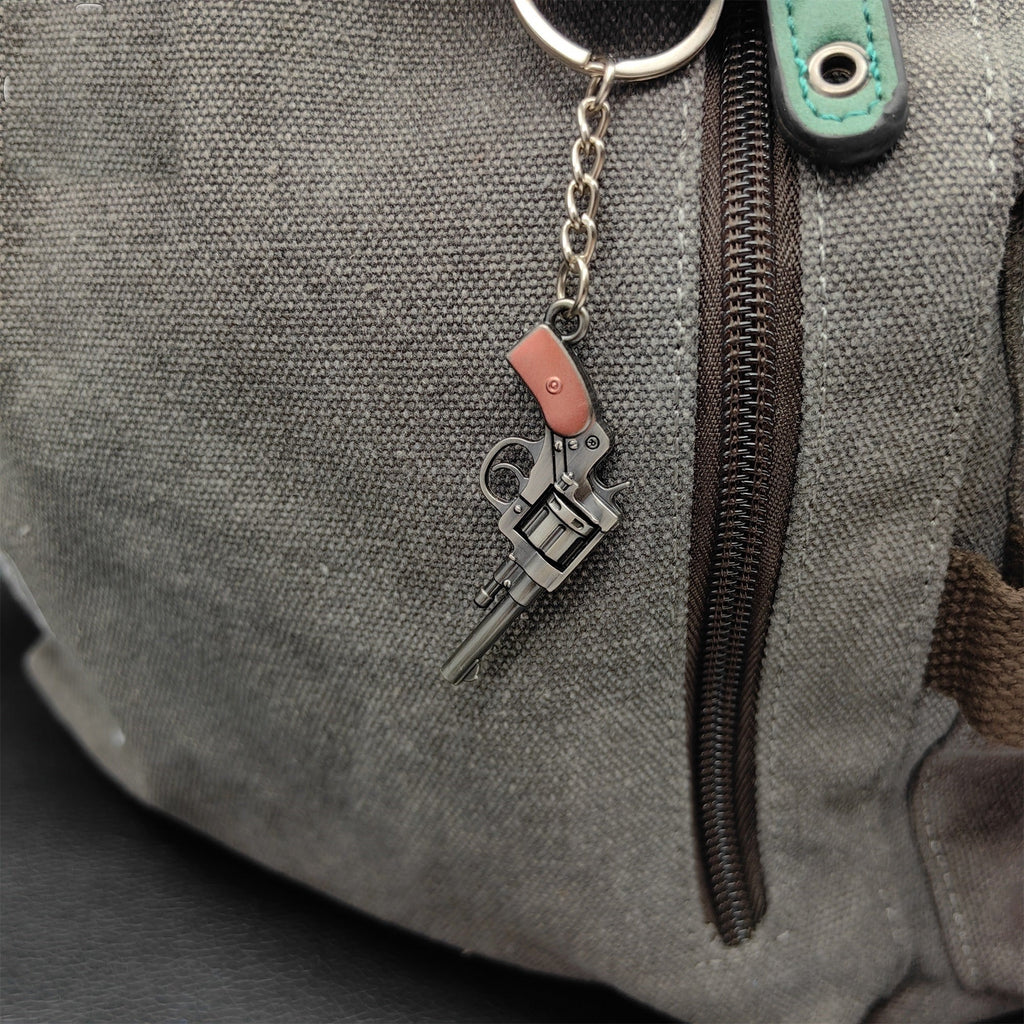 Mini 1895 Revolver Pistol Metal Keychain