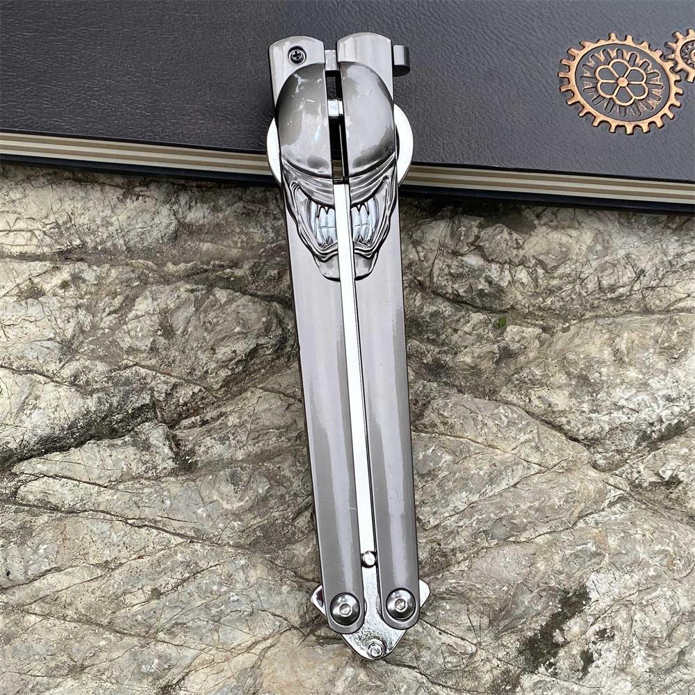 Metal Predator & Alien Balisong Bottle Opener