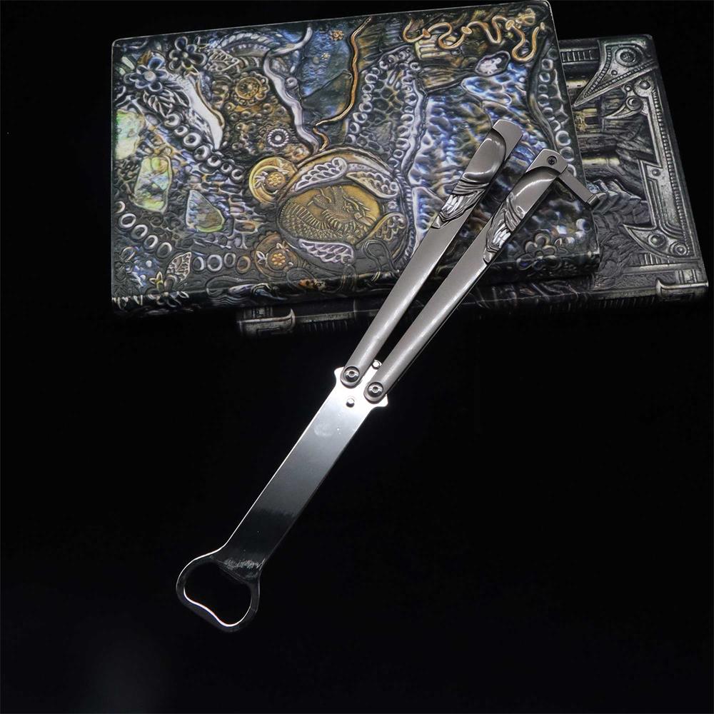 Metal Predator & Alien Balisong Bottle Opener