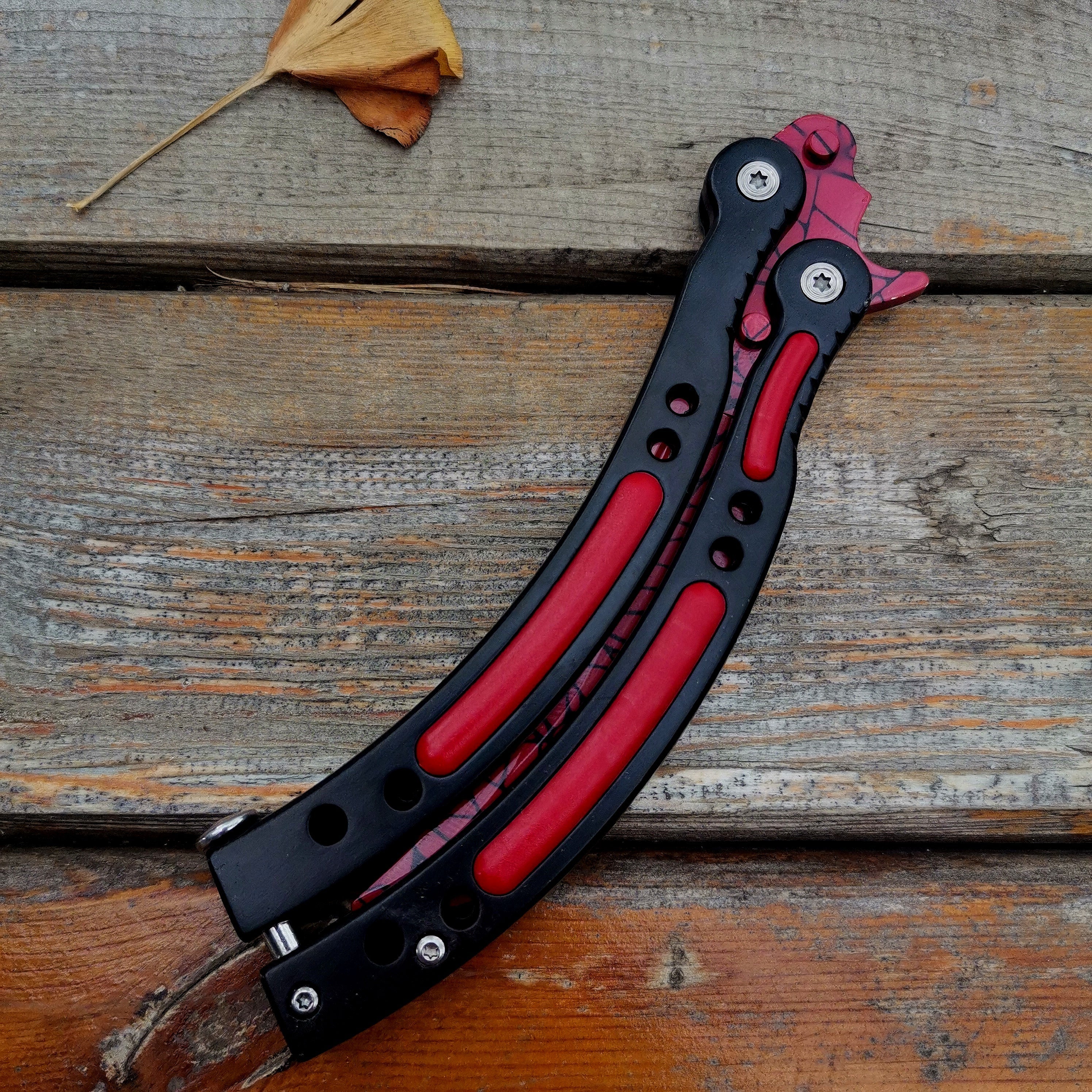 Global Offensive Game Butterfly Knife Blunt Blade Trainer Replica