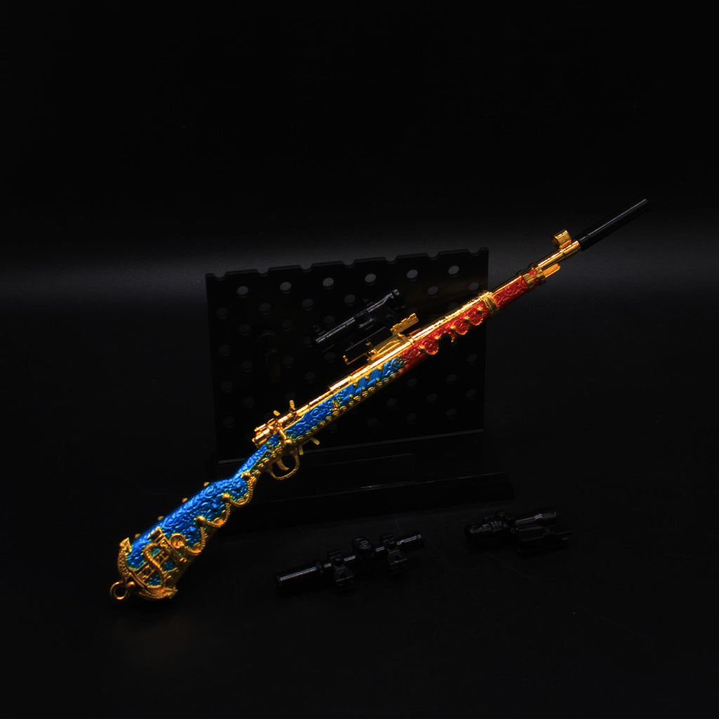 Mini Réplique Métal Kar98K – Skin Navigation, 22 cm
