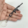 Mini AC-VAL Assault Rifle Model Metal Keychain