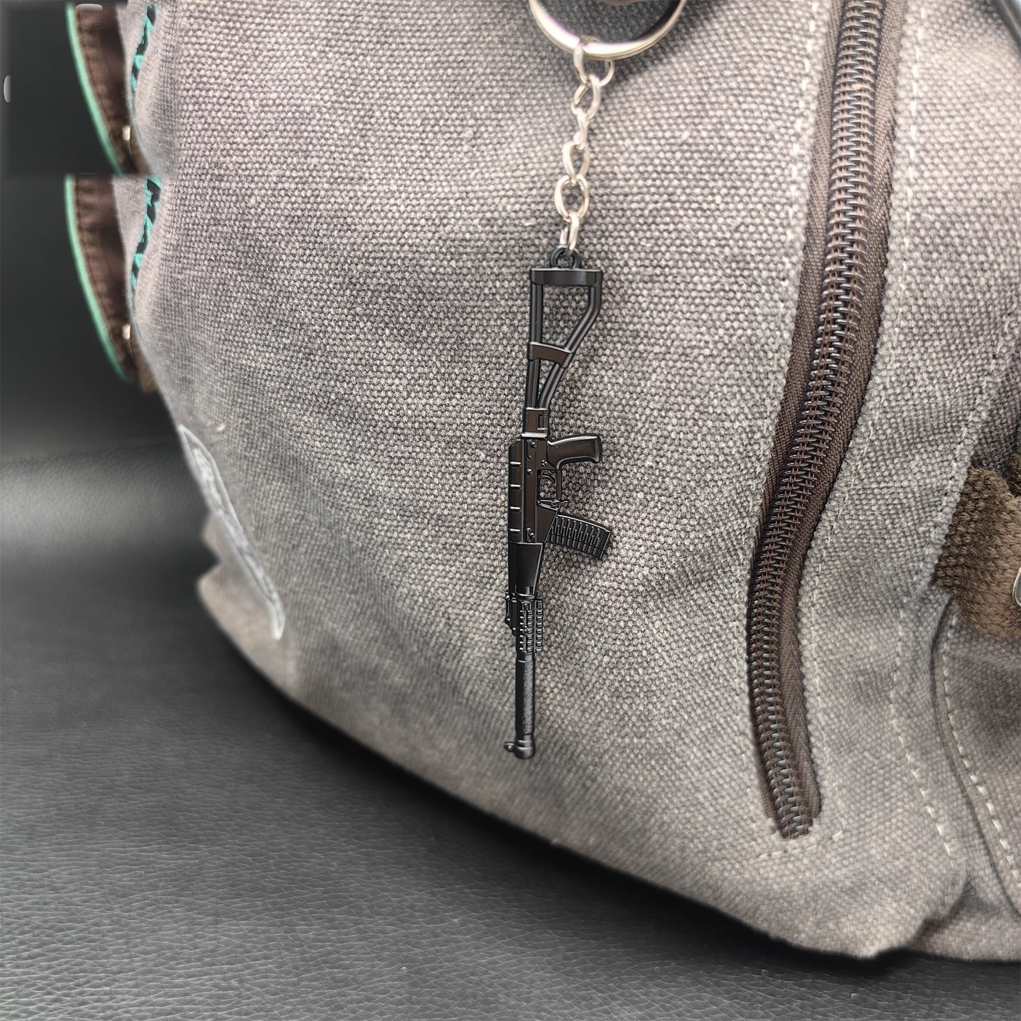 Mini AC-VAL Assault Rifle Model Metal Keychain