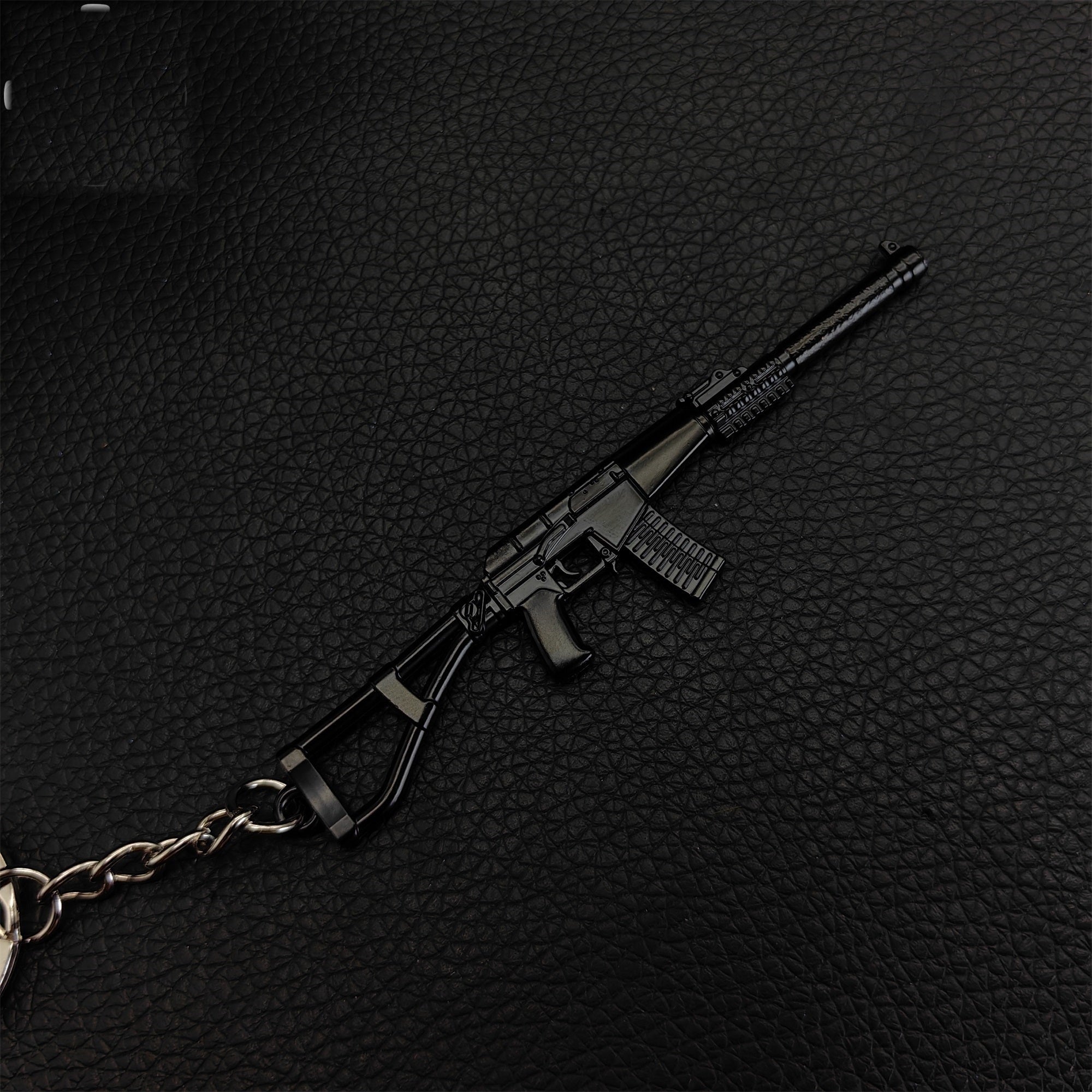 Mini AC-VAL Assault Rifle Model Metal Keychain