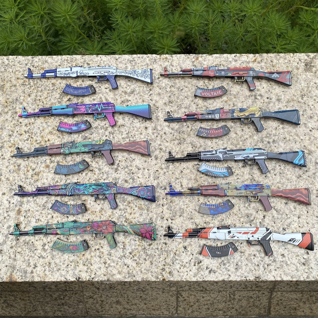 CS AK-47 Hot Skin Gun Miniature Collection