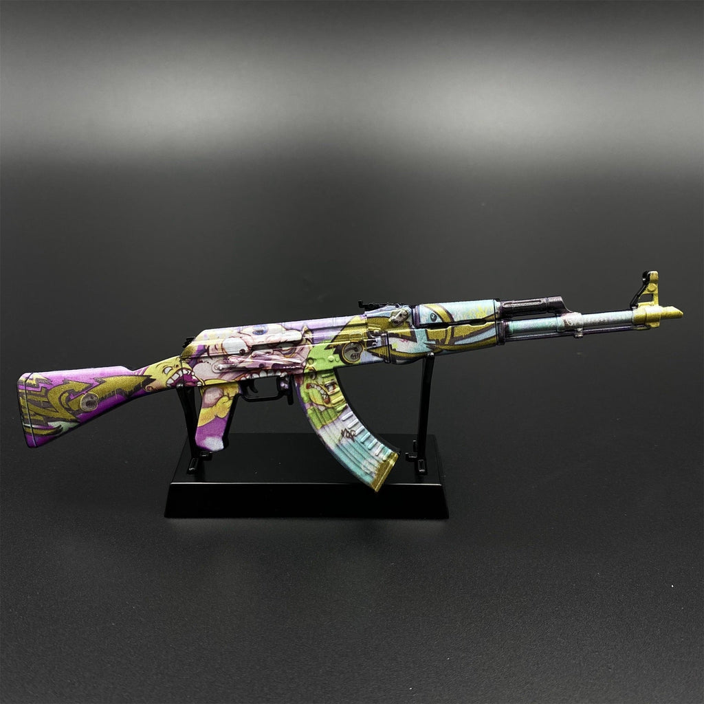 CSGO AK47 B the Monster Metal Tiny Gun Miniature For Display