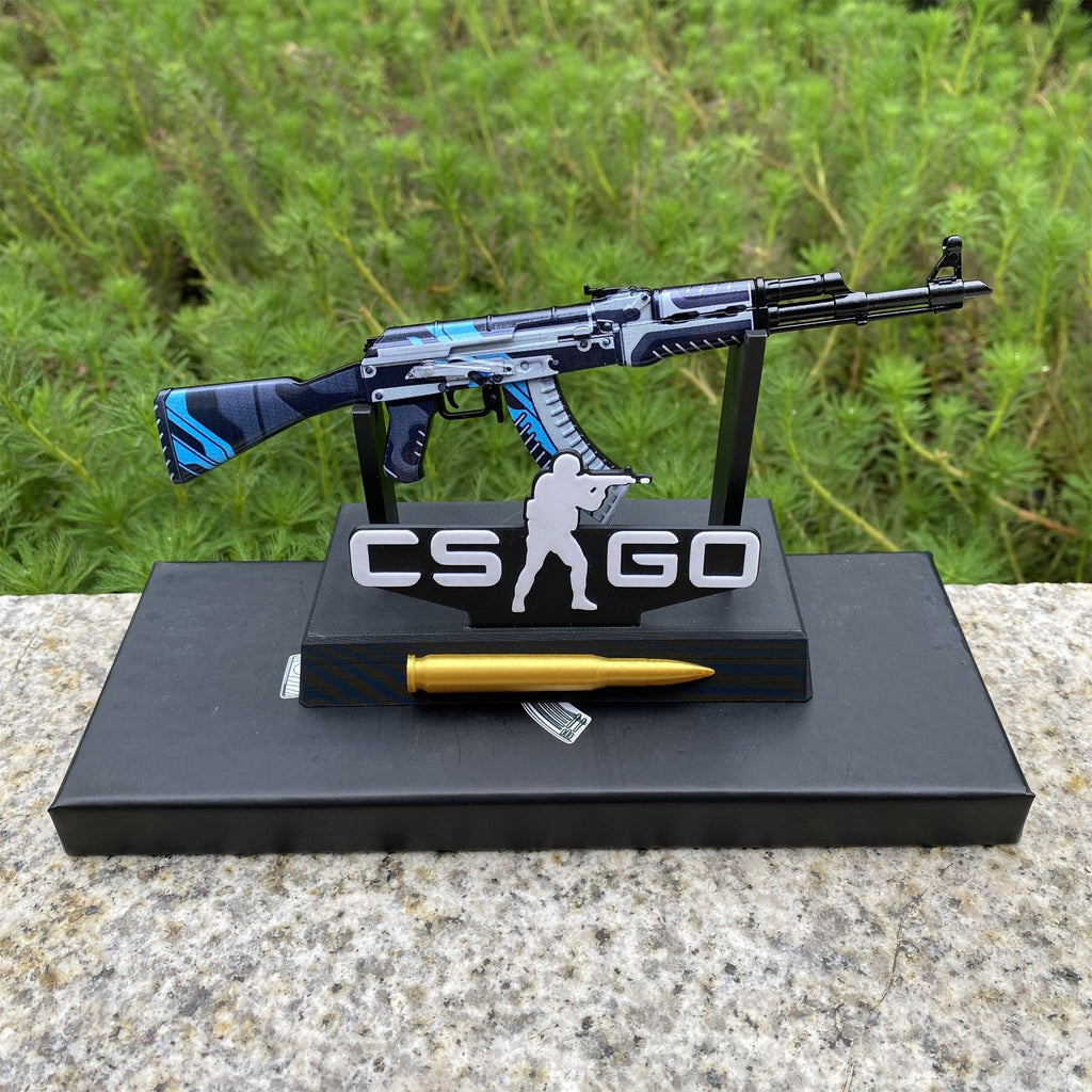 Hot Game Tiny AK-47 Vulcan Skin Metal Gun
