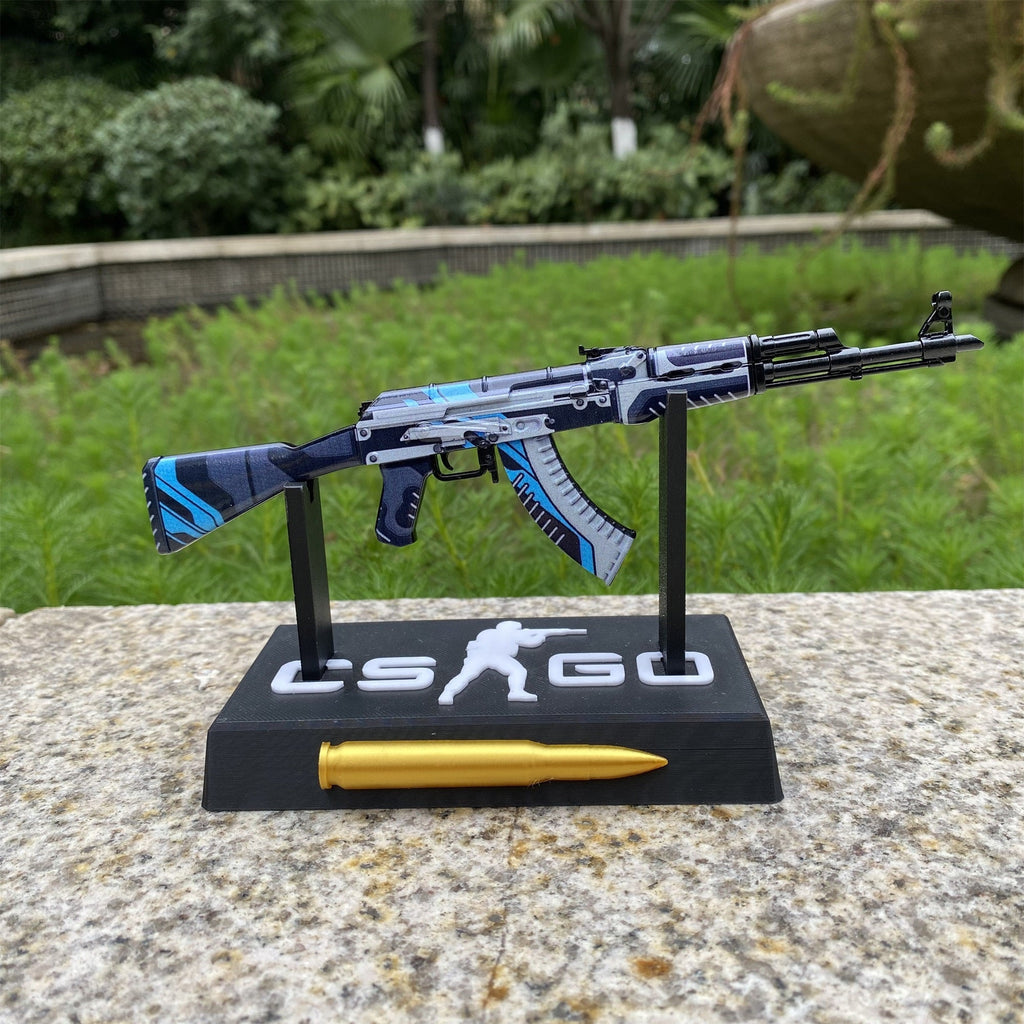Hot Game Tiny AK-47 Vulcan Skin Metal Gun