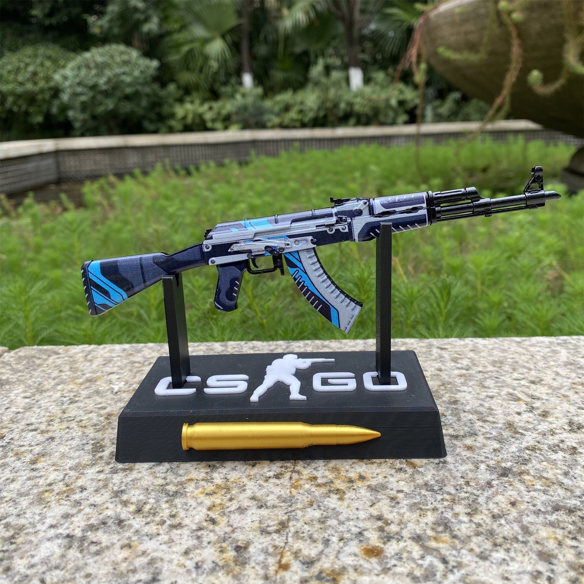 Hot Game Tiny AK-47 Vulcan Skin Metal Gun