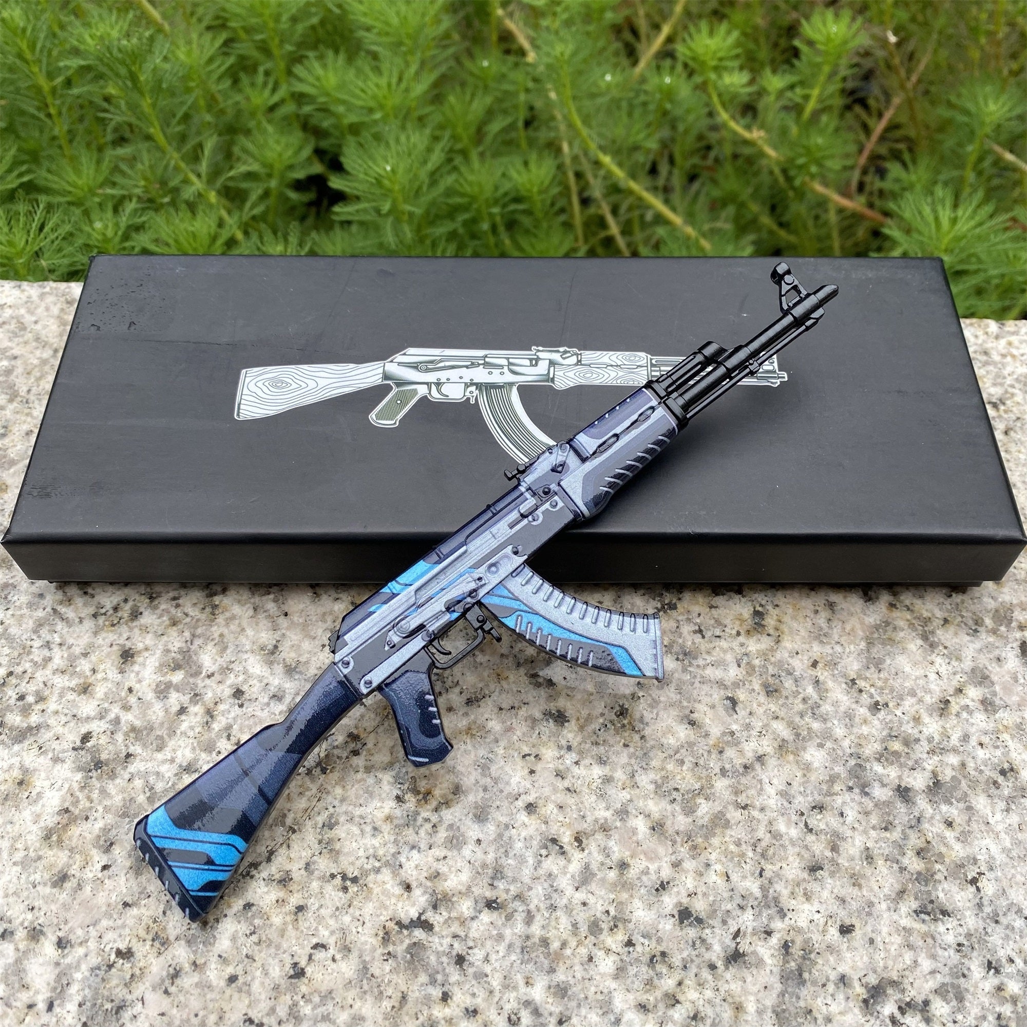 Hot Game Tiny AK-47 Vulcan Skin Metal Gun