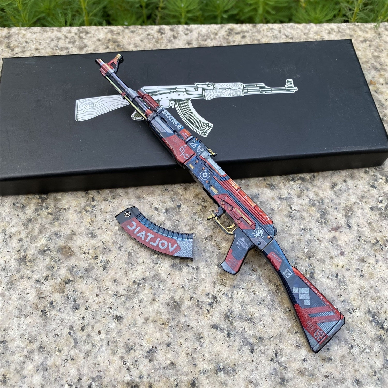 New CSGO Bloodsport AK47 Metal Miniature Tiny Gun