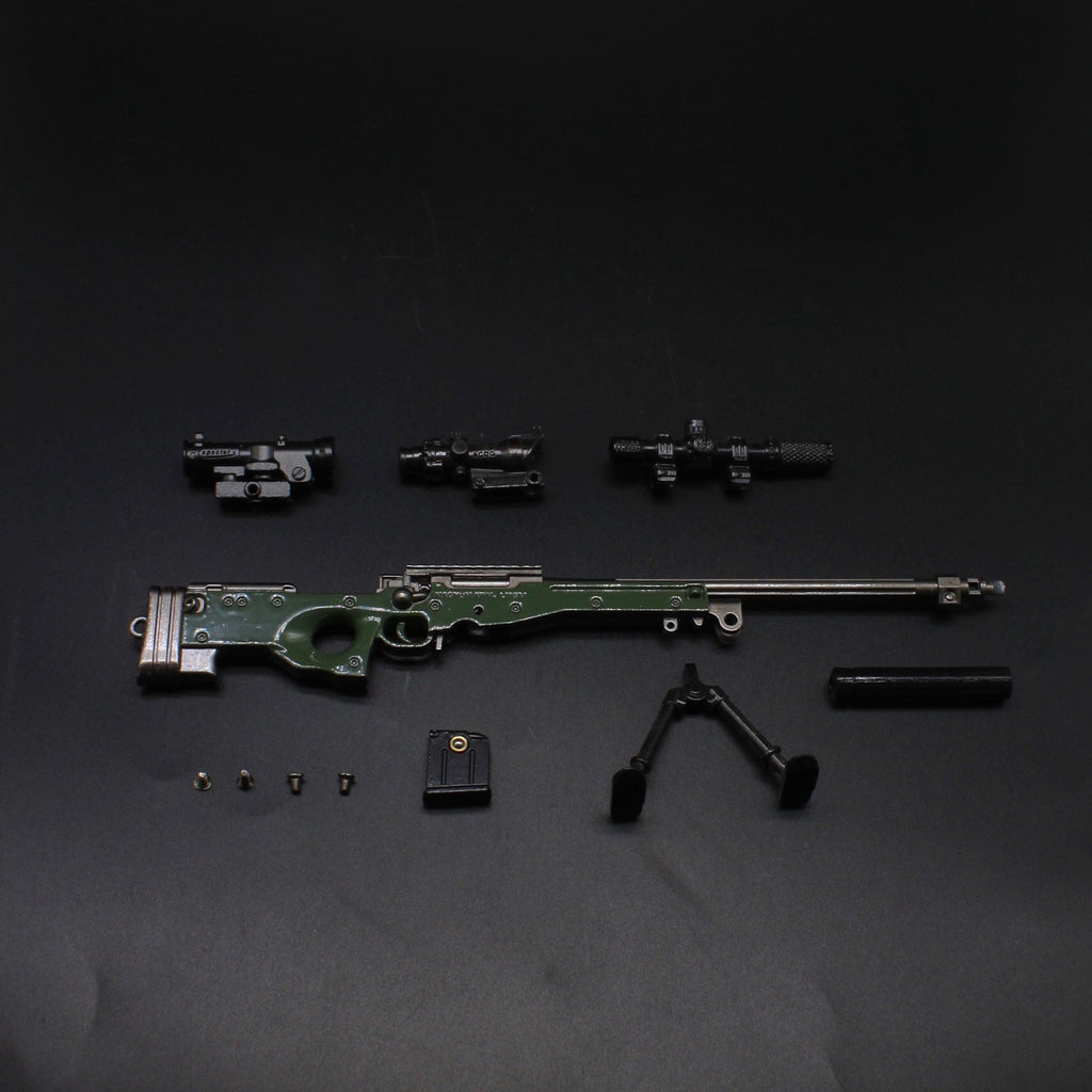 AWM Metal Miniature AWP Sniper Rifle Replica Gun 24.5CM/9.6"