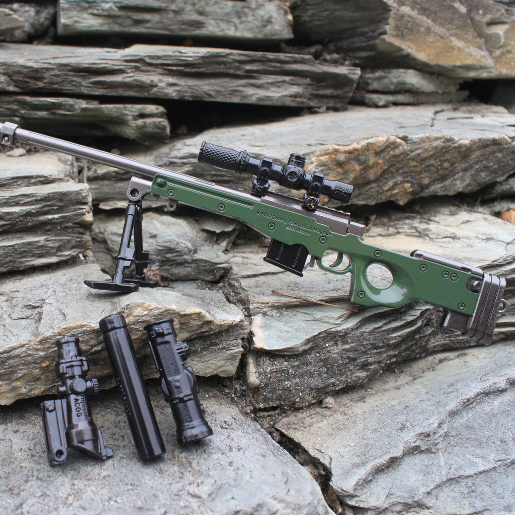 AWM Metal Miniature AWP Sniper Rifle Replica Gun 24.5CM/9.6"