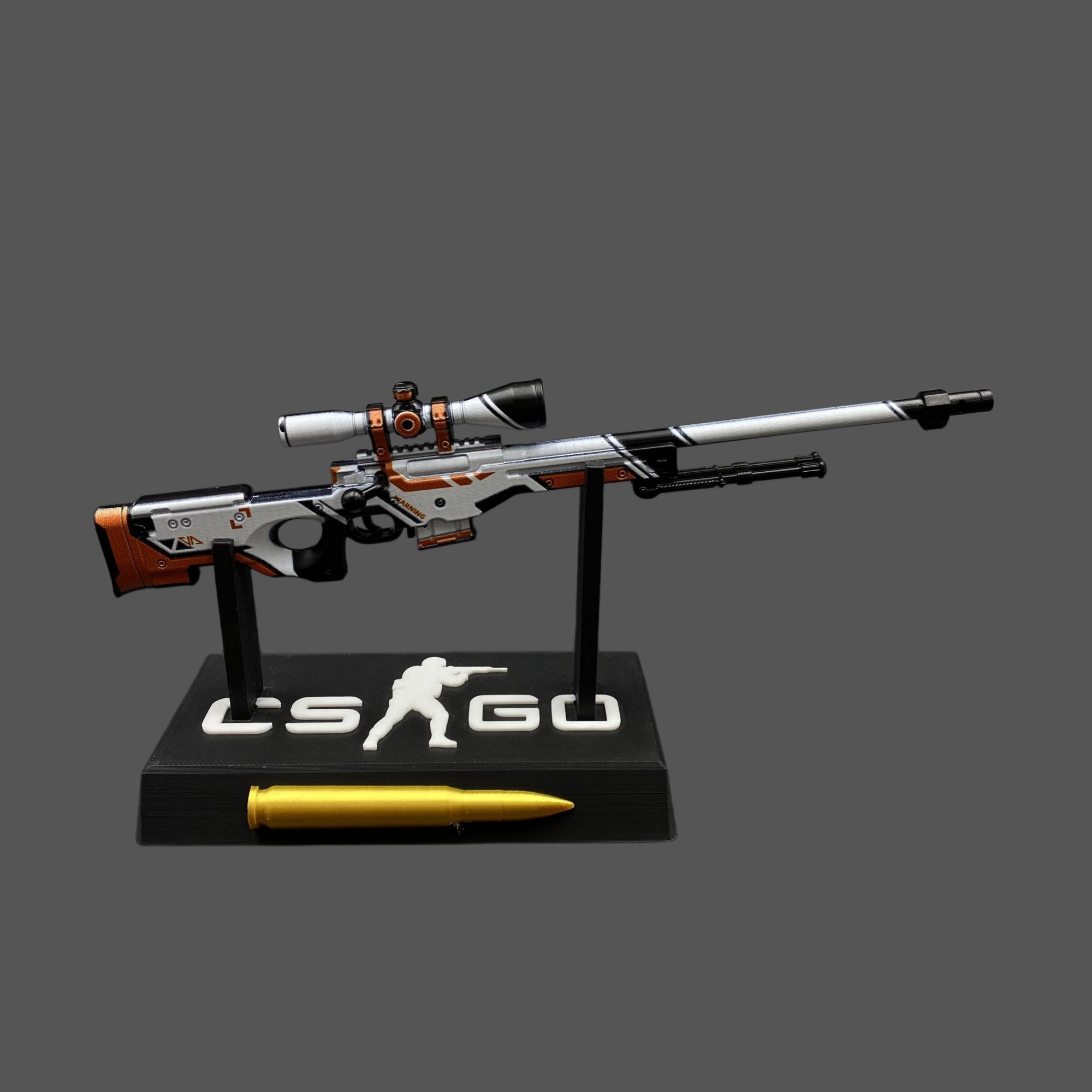 Metal Tiny CSGO Hot Skin AWP Asiimov Miniature For Collection
