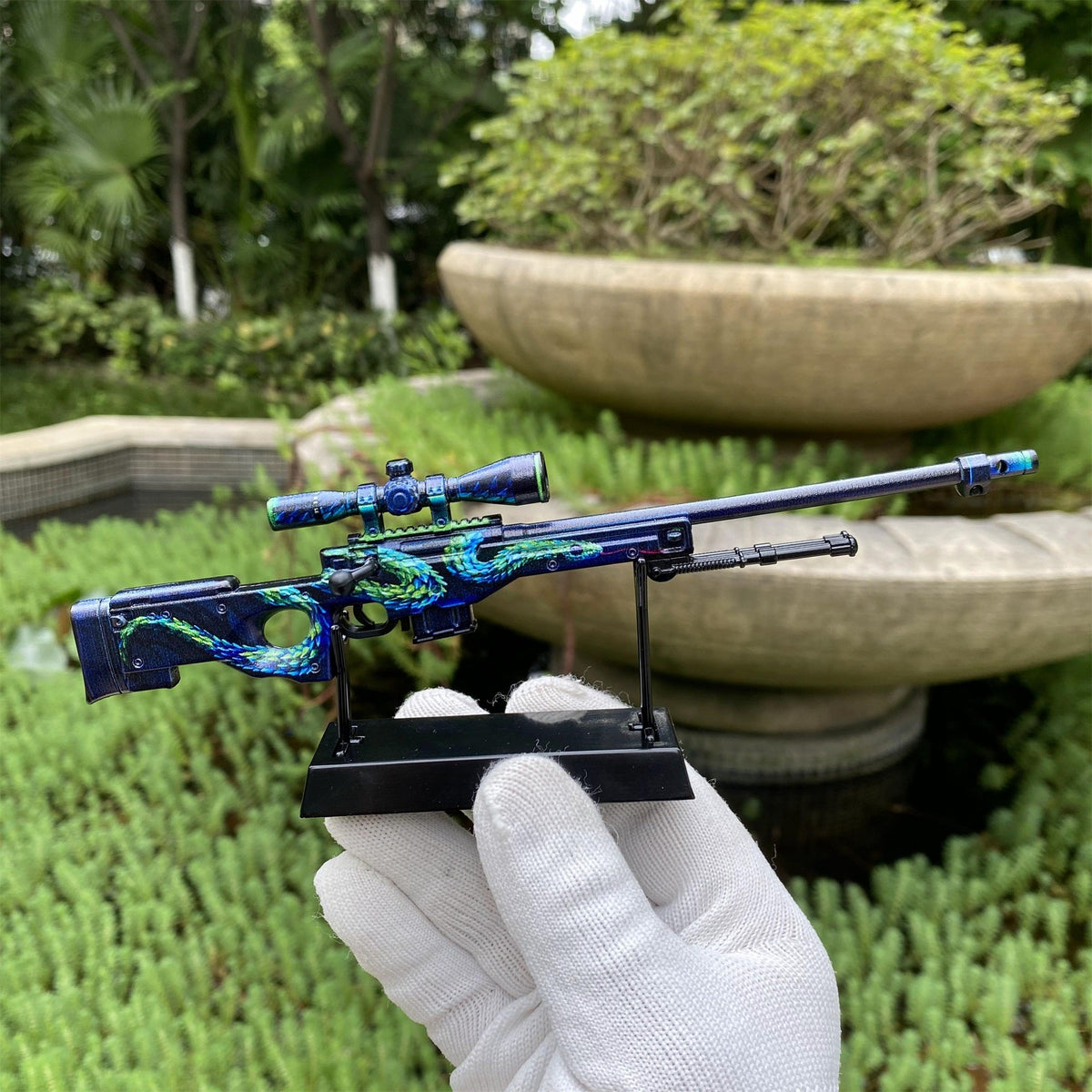 Mini Répliques Métal AWP – Lore, Gungnir, Crakow, Neo-Noir, Medusa & Worm God (CS2)