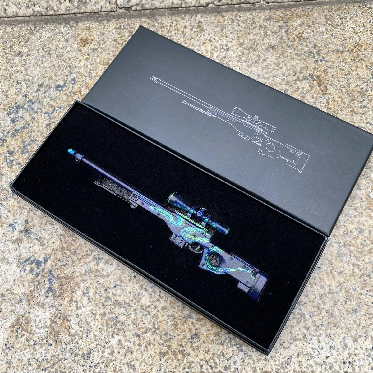 Mini Répliques Métal AWP – Lore, Gungnir, Crakow, Neo-Noir, Medusa & Worm God (CS2)