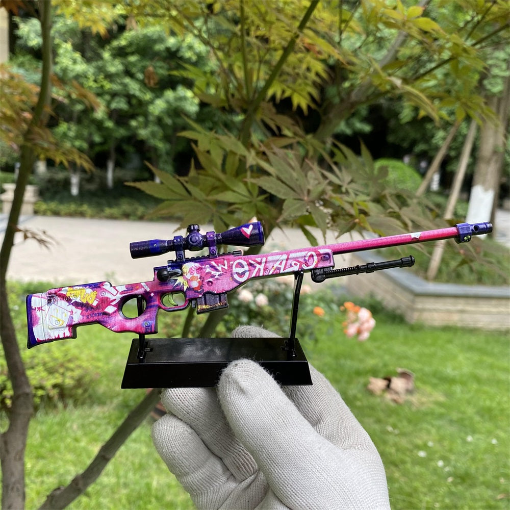 Mini Répliques Métal AWP – Lore, Gungnir, Crakow, Neo-Noir, Medusa & Worm God (CS2)