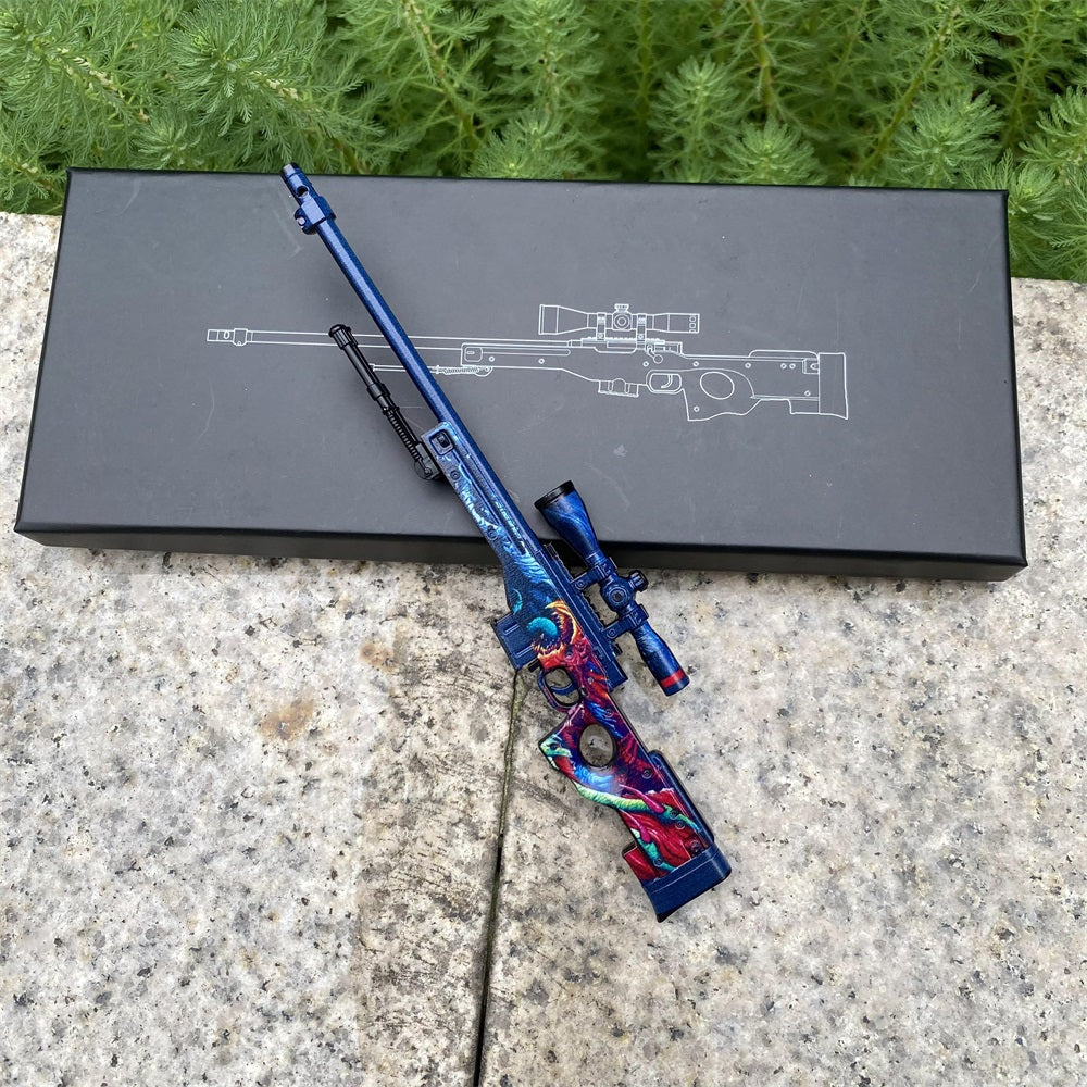 Mini Répliques Métal AWP – Lore, Gungnir, Crakow, Neo-Noir, Medusa & Worm God (CS2)