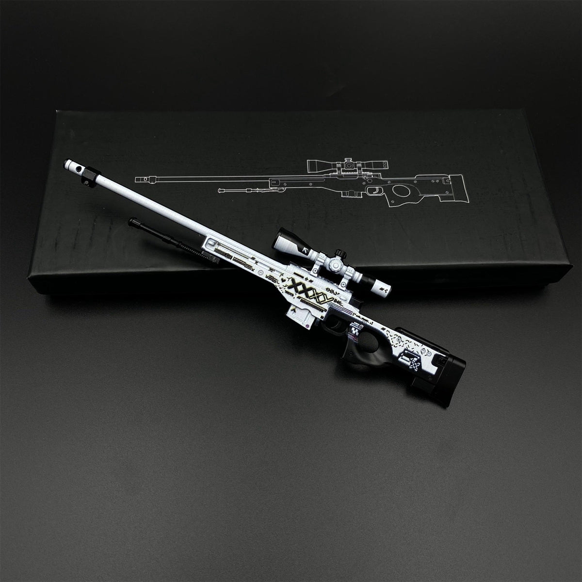Mini Répliques Métal AWP – Lore, Gungnir, Crakow, Neo-Noir, Medusa & Worm God (CS2)