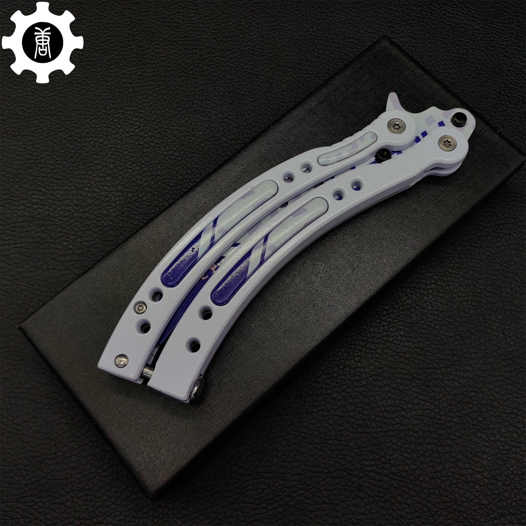 Akihabara Accept Balisong Metal Butterfly Knife Game Prop 