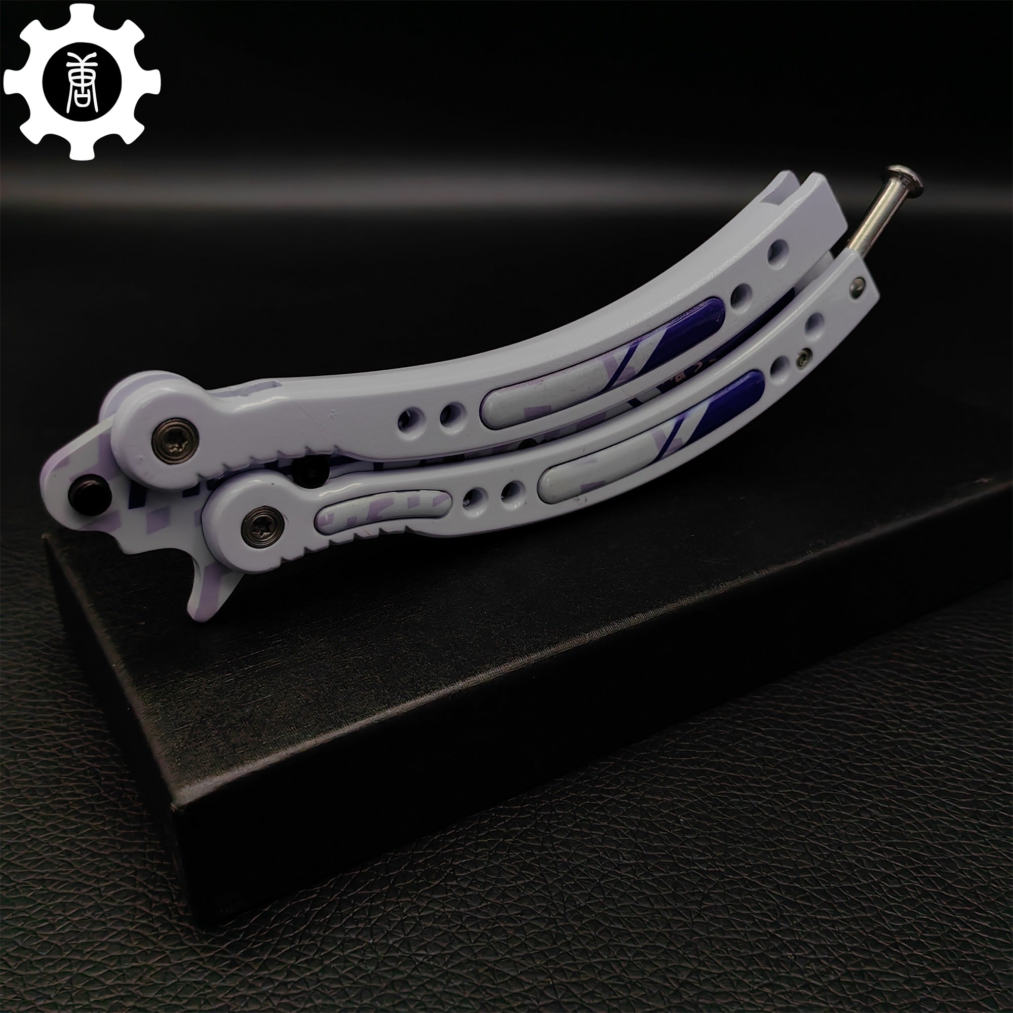 Akihabara Accept Balisong Metal Butterfly Knife Game Prop 