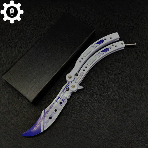 Balisong Métal Akihabara Accept – Couteau Papillon de Collection