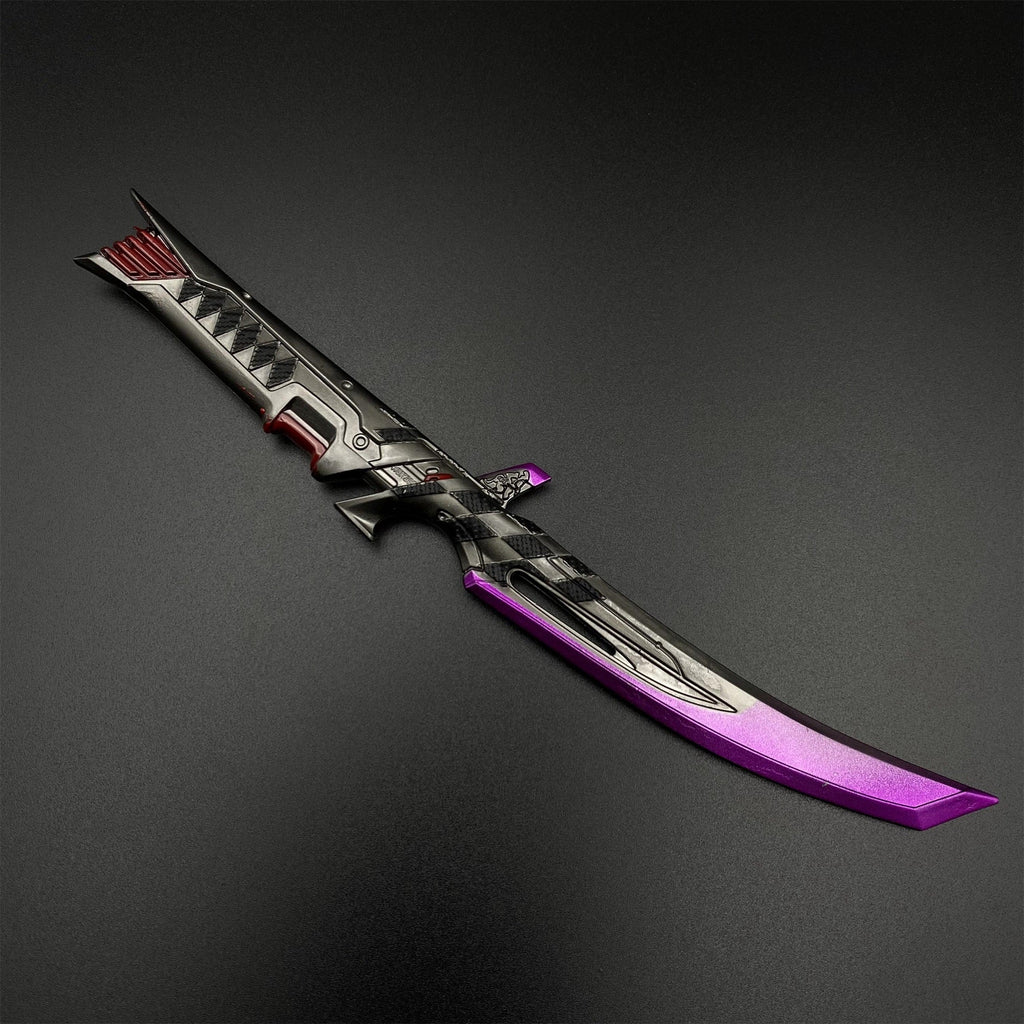 Metal Dual Katana Deadly Duet Replica - Dull Blade Miniature