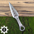 Hand-Forged Steel Wraith Heirloom Kunai Blunt Blade Replica