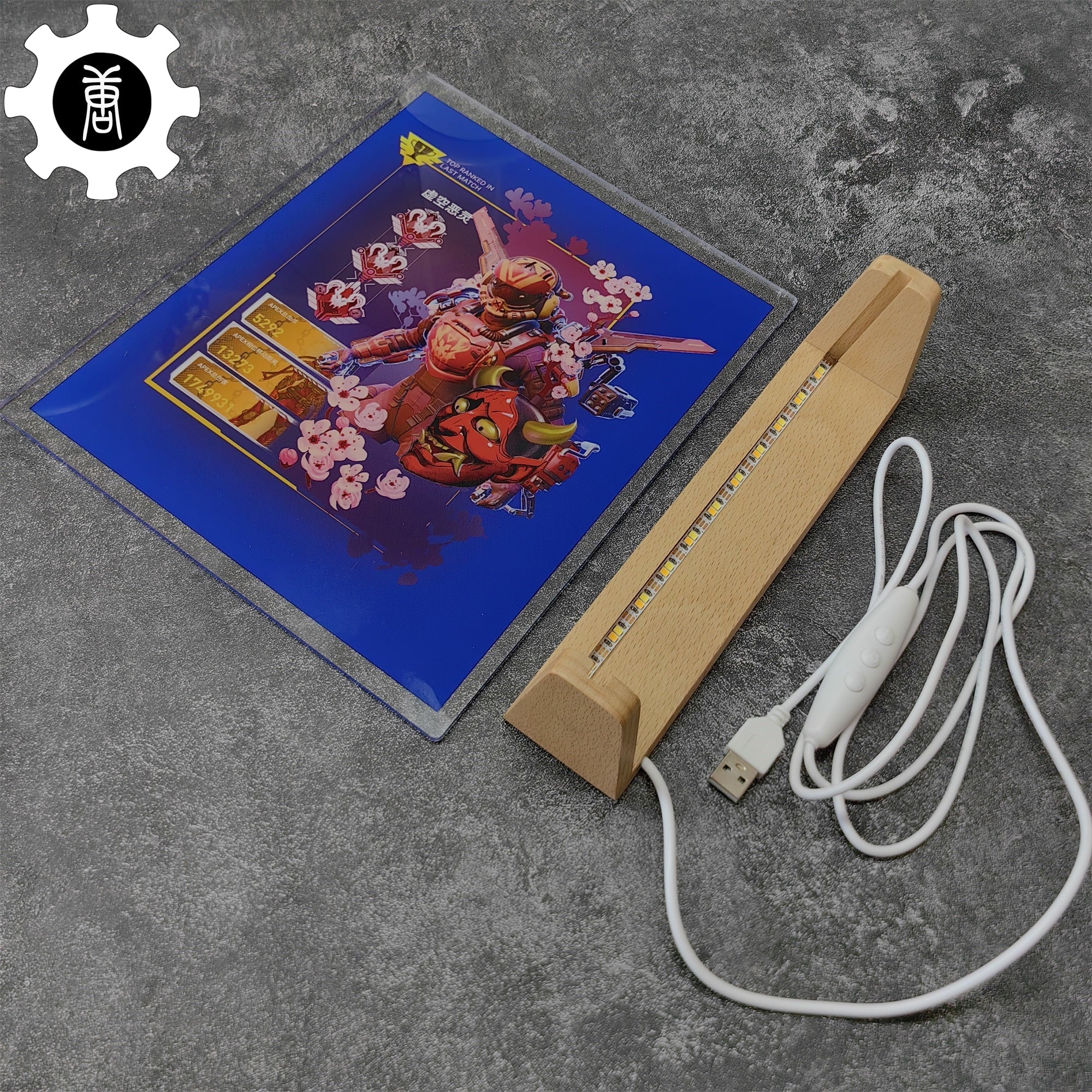 Customized Champion Banner LED Lamp