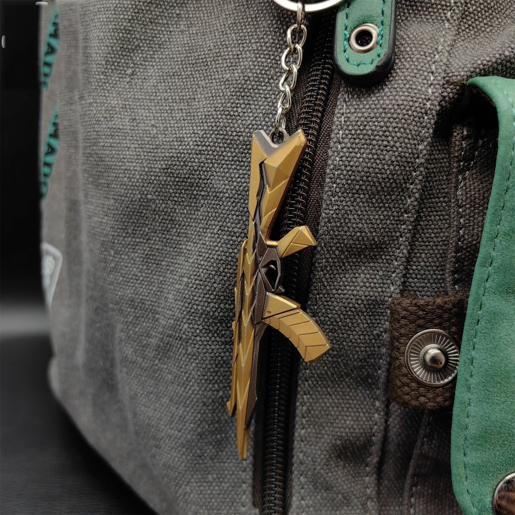 Metal Araxys Vandal Gun Tiny Keychain Pendant