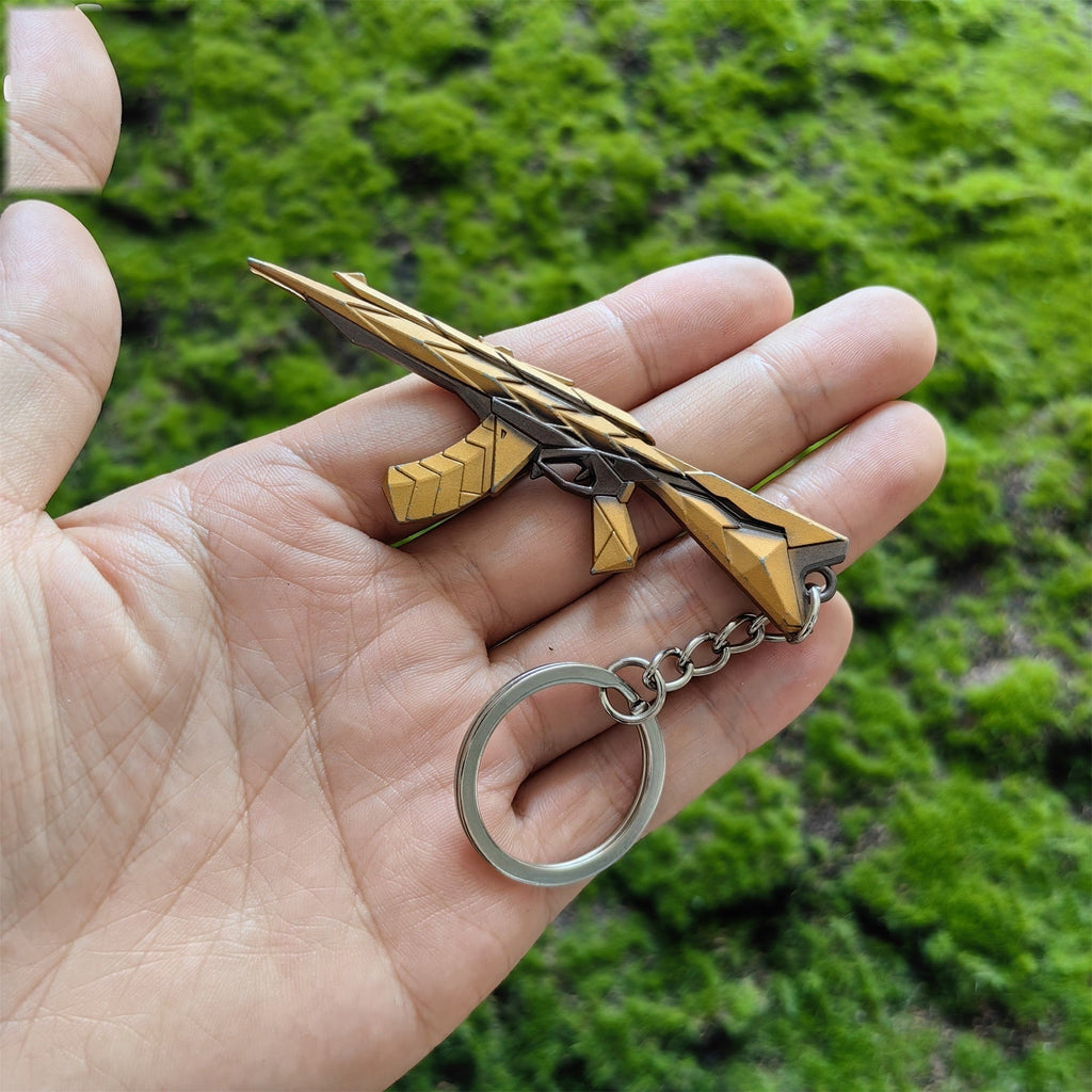 Metal Araxys Vandal Gun Tiny Keychain Pendant