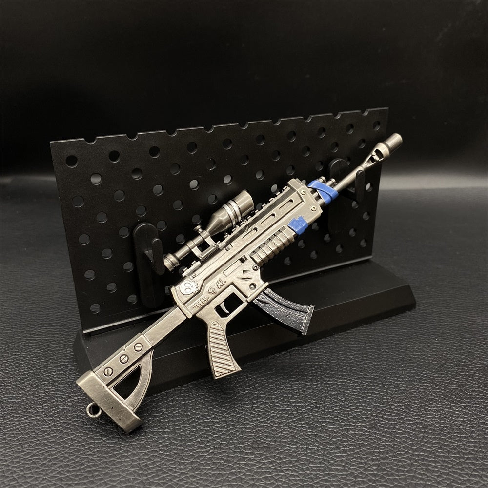 Mini Réplique Métal Fusil d'Assaut à Lunette – 17 cm