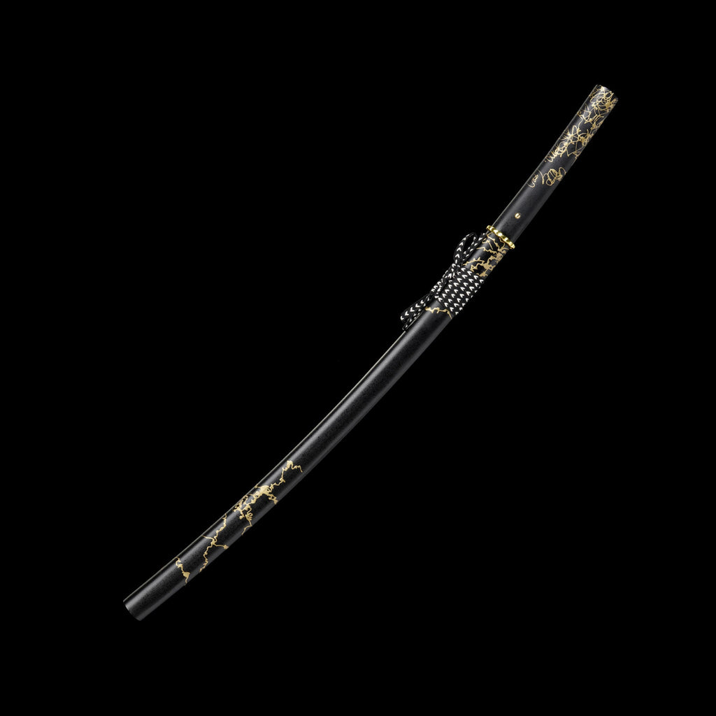 GOY Atsu Katana Damascus Steel Forged Gilded Dawn Gilded Night Samurai Sword
