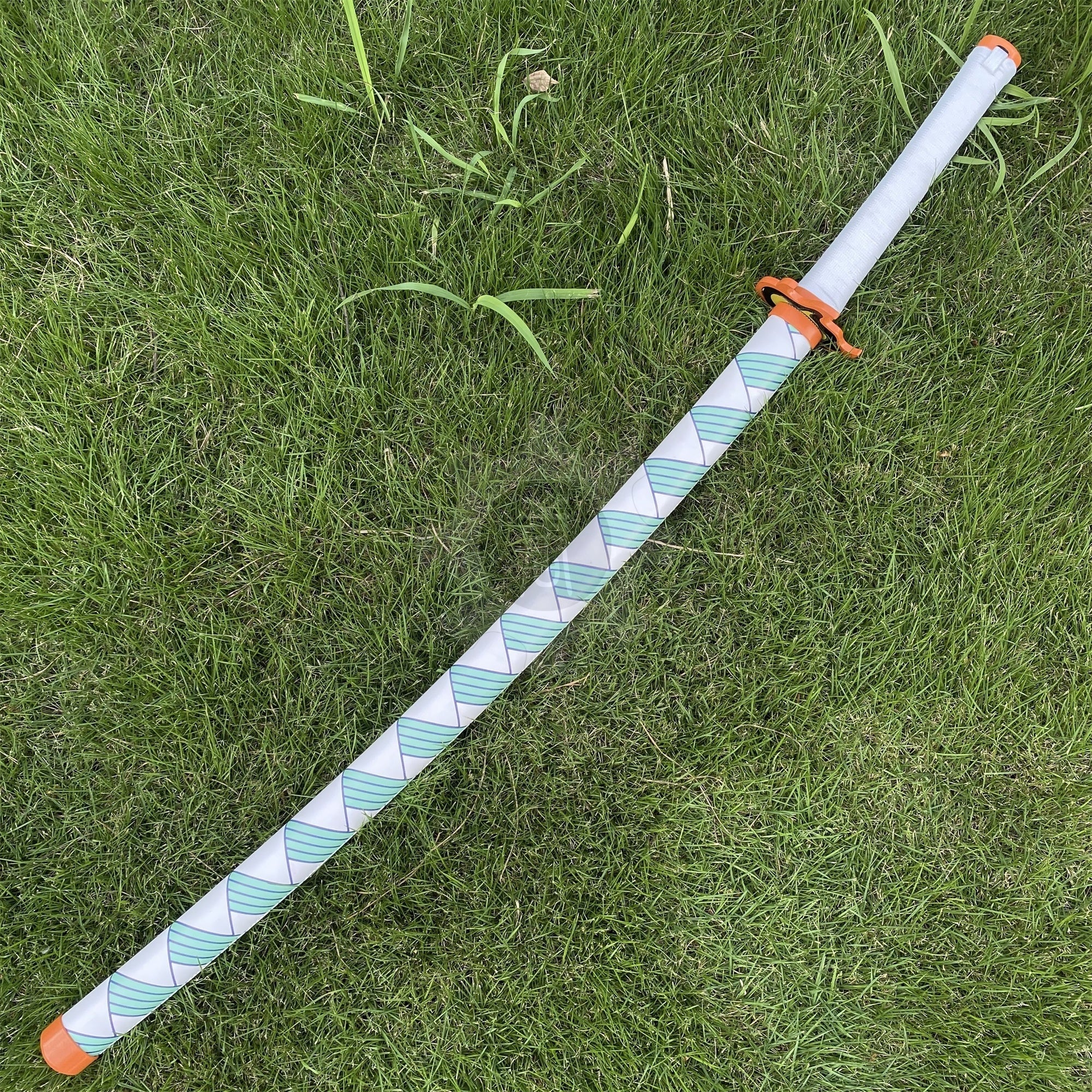 Handmade Rengoku Flame Breathing Nichirin Sword Carbon Steel Katana For Collection