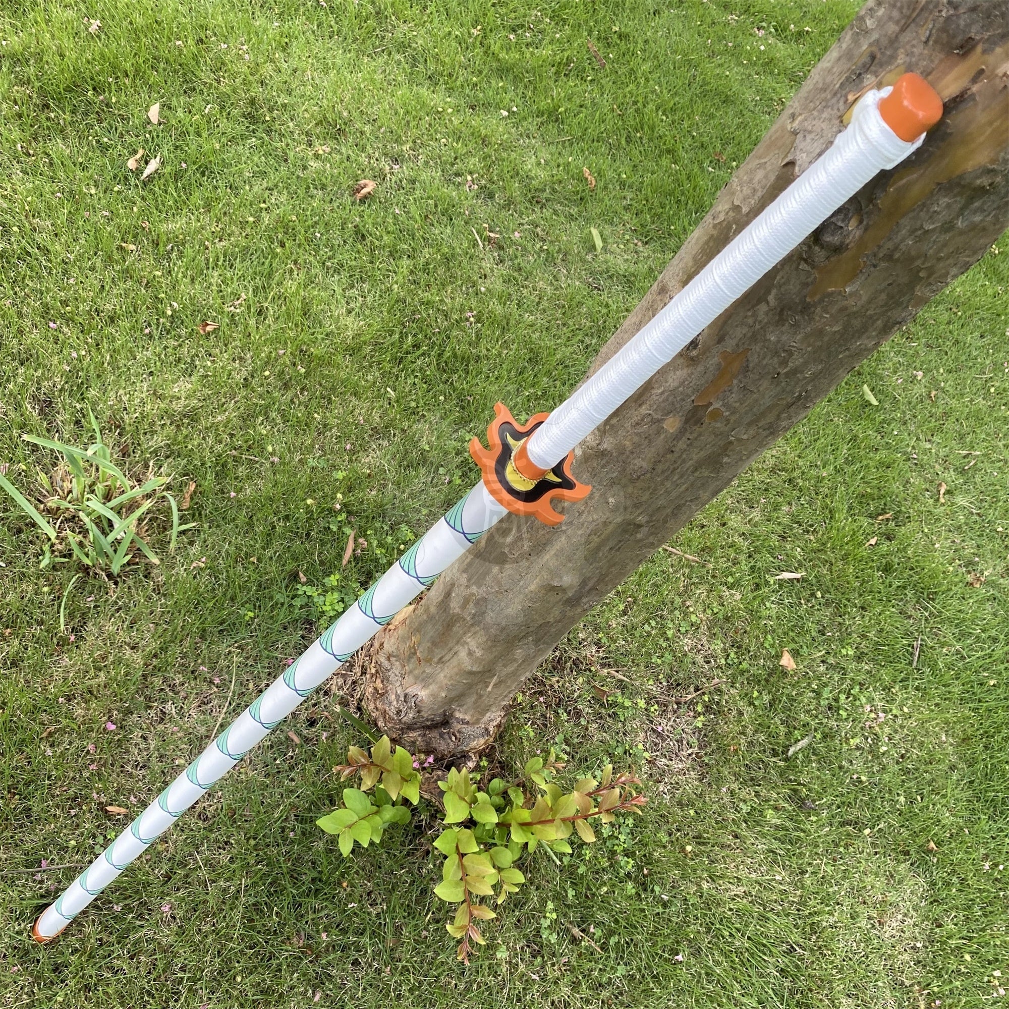 Handmade Rengoku Flame Breathing Nichirin Sword Carbon Steel Katana For Collection