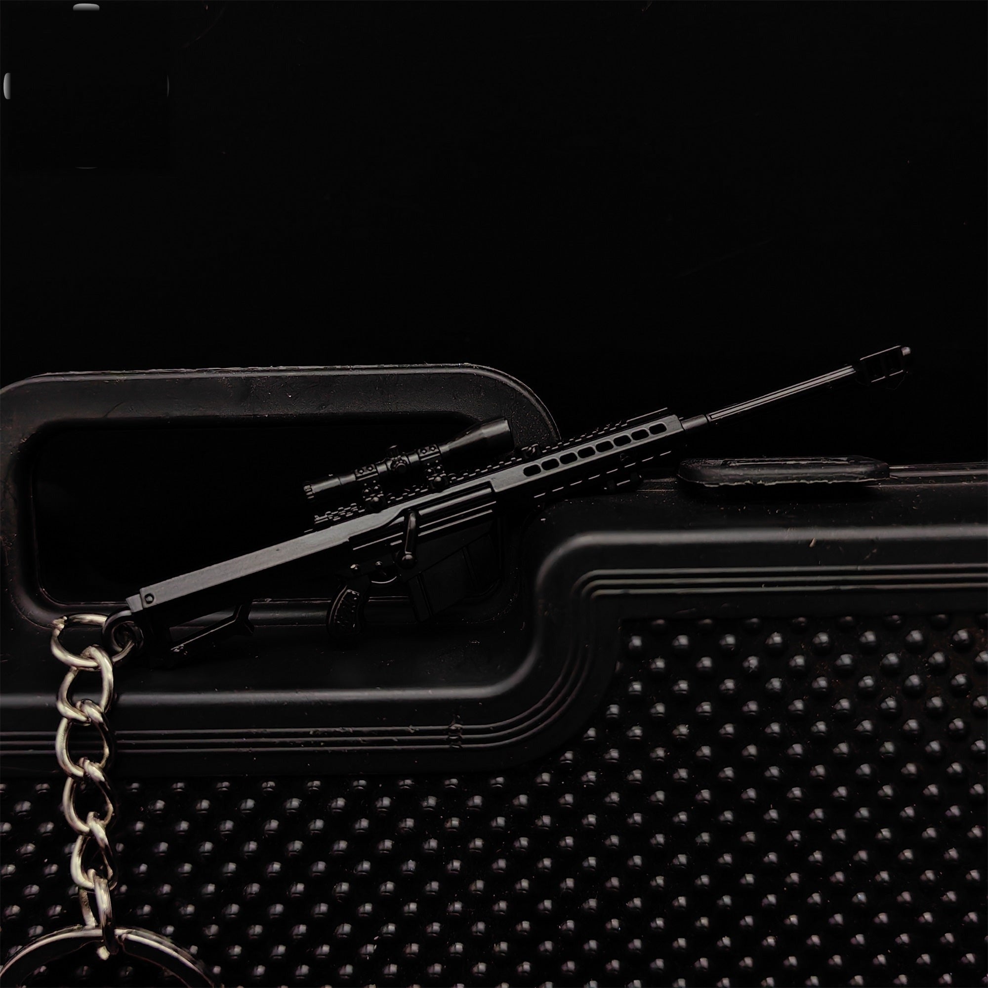 Mini Barrett 82A1 Sniper Rifle Metal Keychain