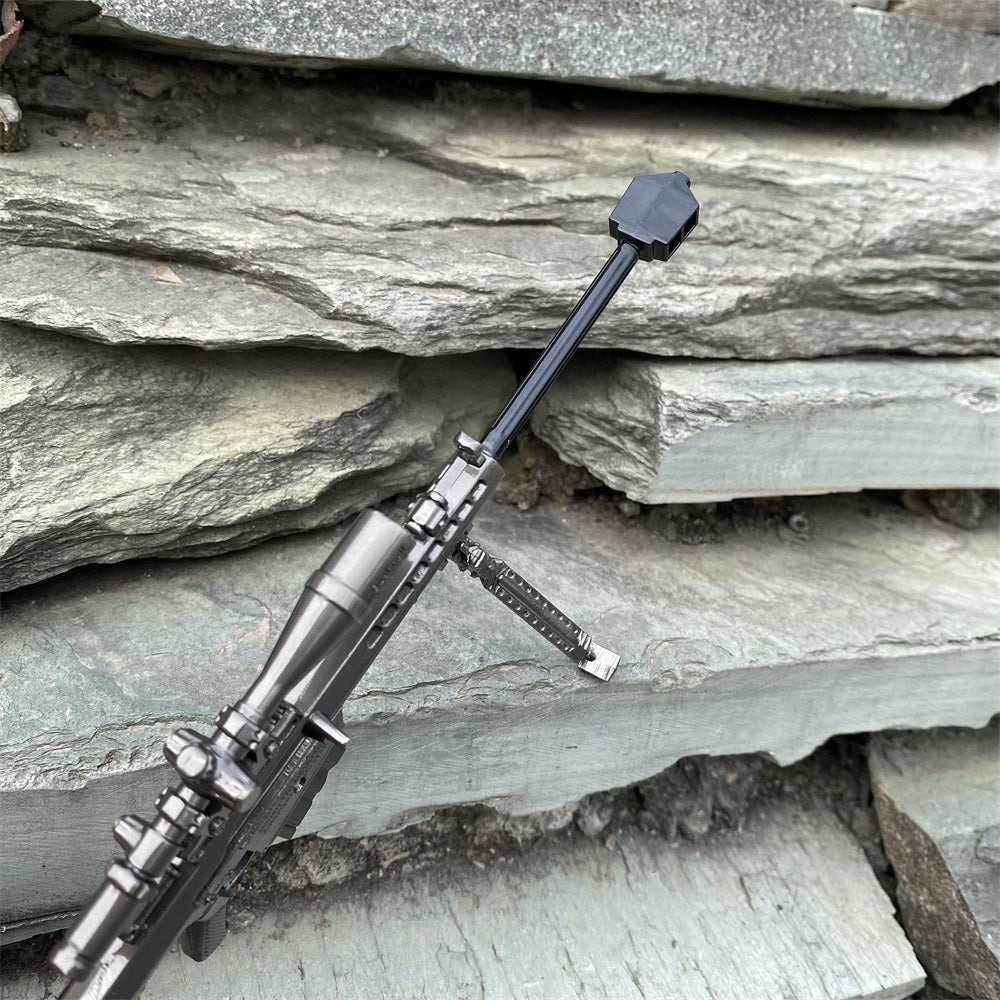 Metal Barrett M82A1 Sniper Rifle Gun Keychain 17CM/6.7" 