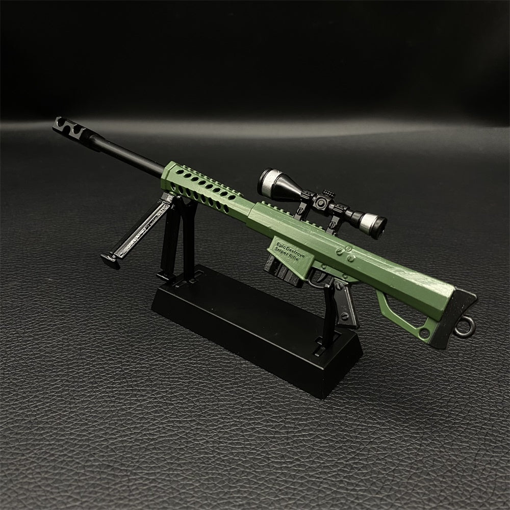 Mini Réplique Métal Sniper Lourd Barrett – 17,5 cm