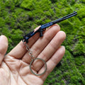 Mini Benelli M1014 Shotgun Metal Keychain