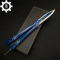 TF2 Black Rose Balisong Black Rose Butterfly Knife Replica IRL
