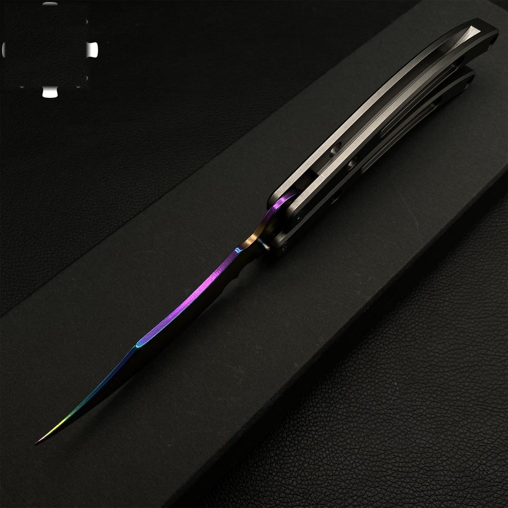 Black Market Butterfly Knife High-End CNC Balisong Trainer