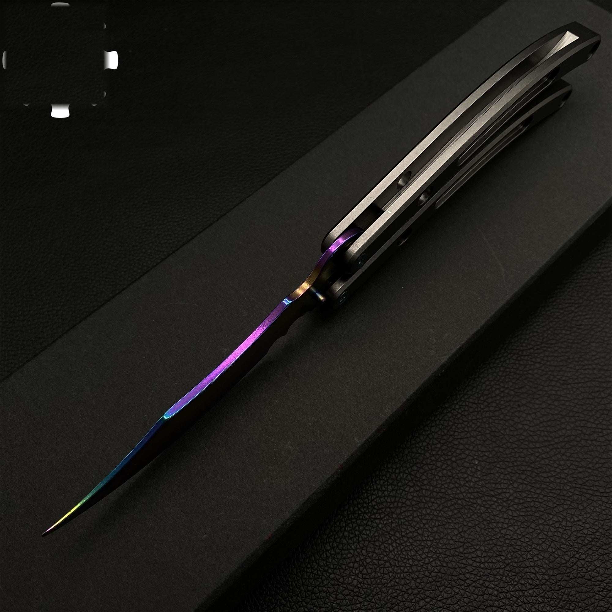 Black Market Butterfly Knife High-End CNC Balisong Trainer
