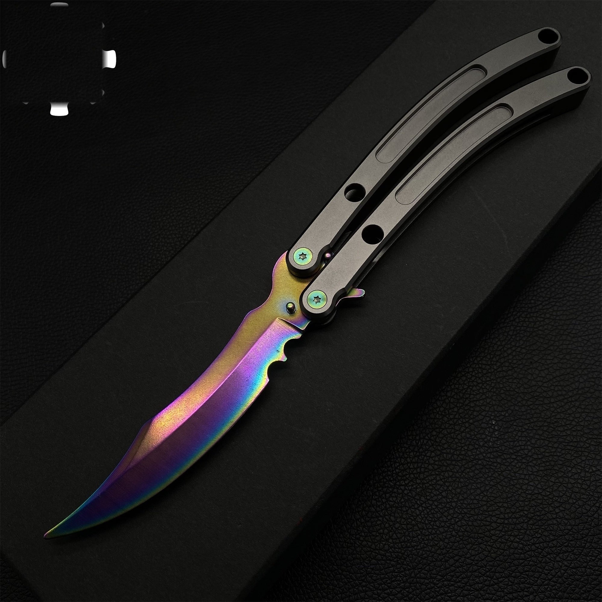 Black Market Butterfly Knife High-End CNC Balisong Trainer