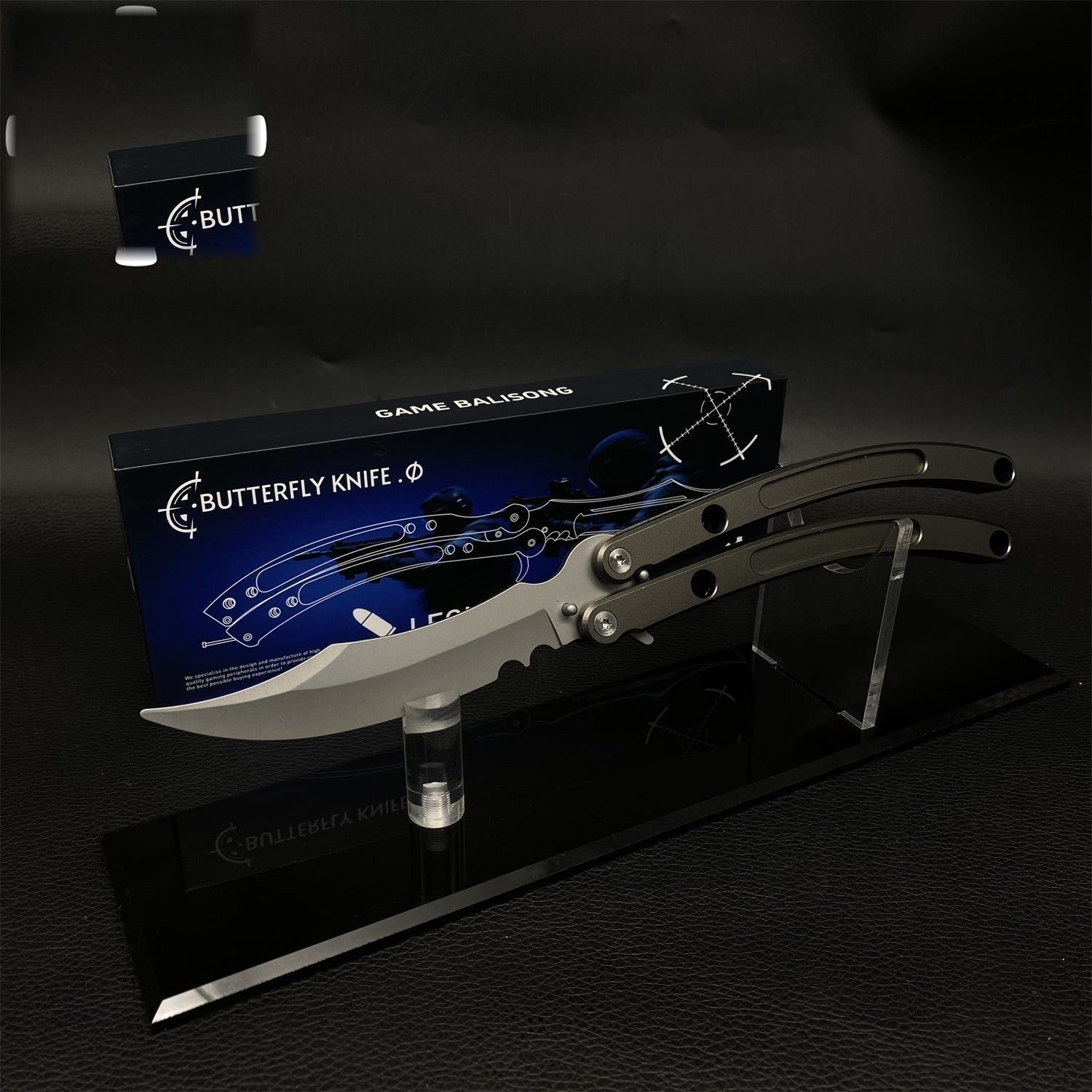 Balisong Trainer Black Market – Usinage CNC Haut de Gamme