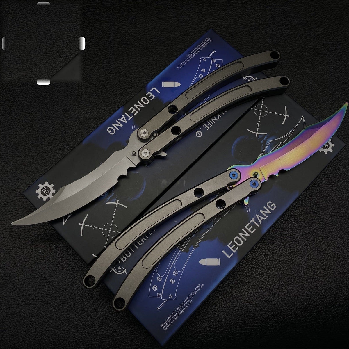 Balisong Trainer Black Market – Usinage CNC Haut de Gamme