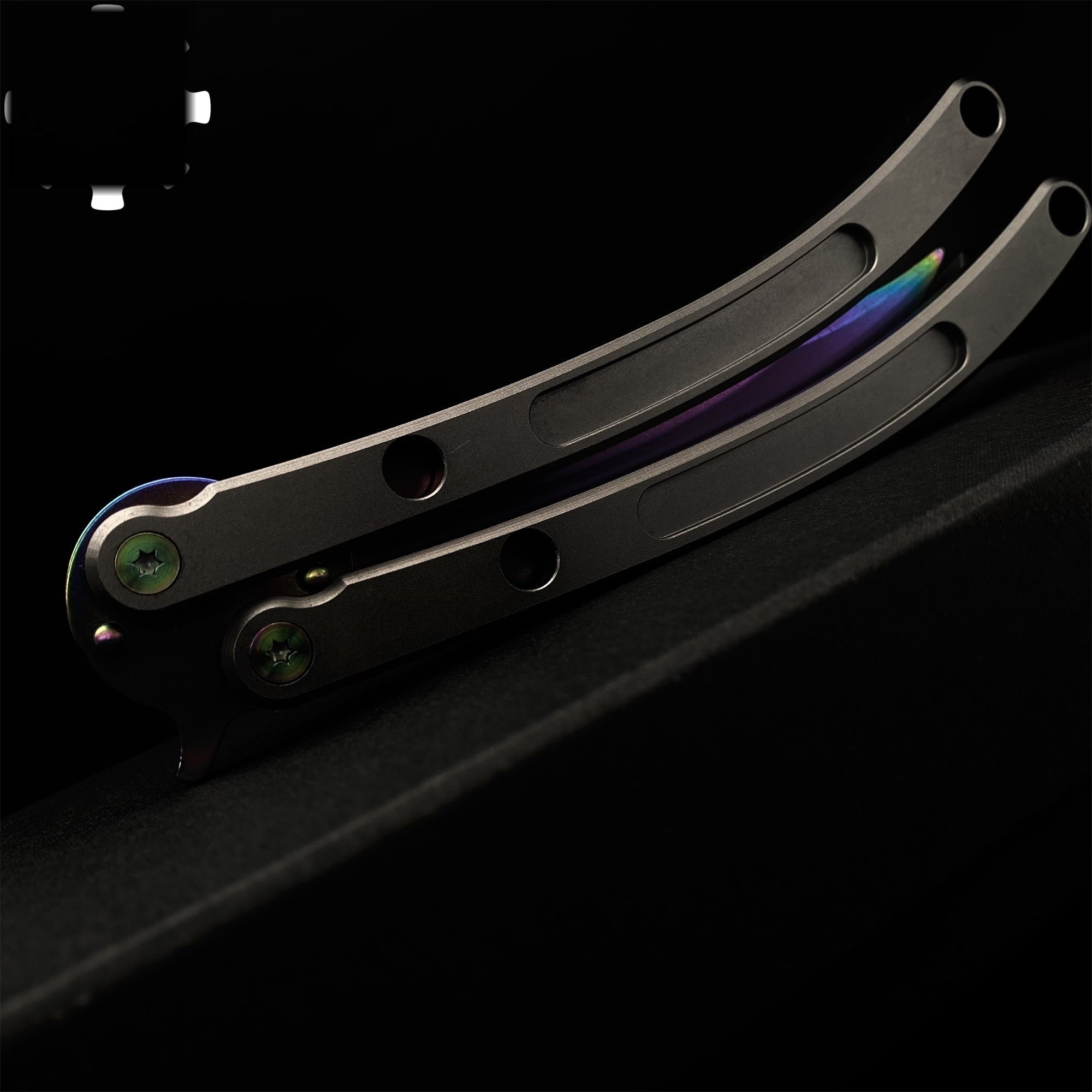 Black Market Butterfly Knife High-End CNC Balisong Trainer