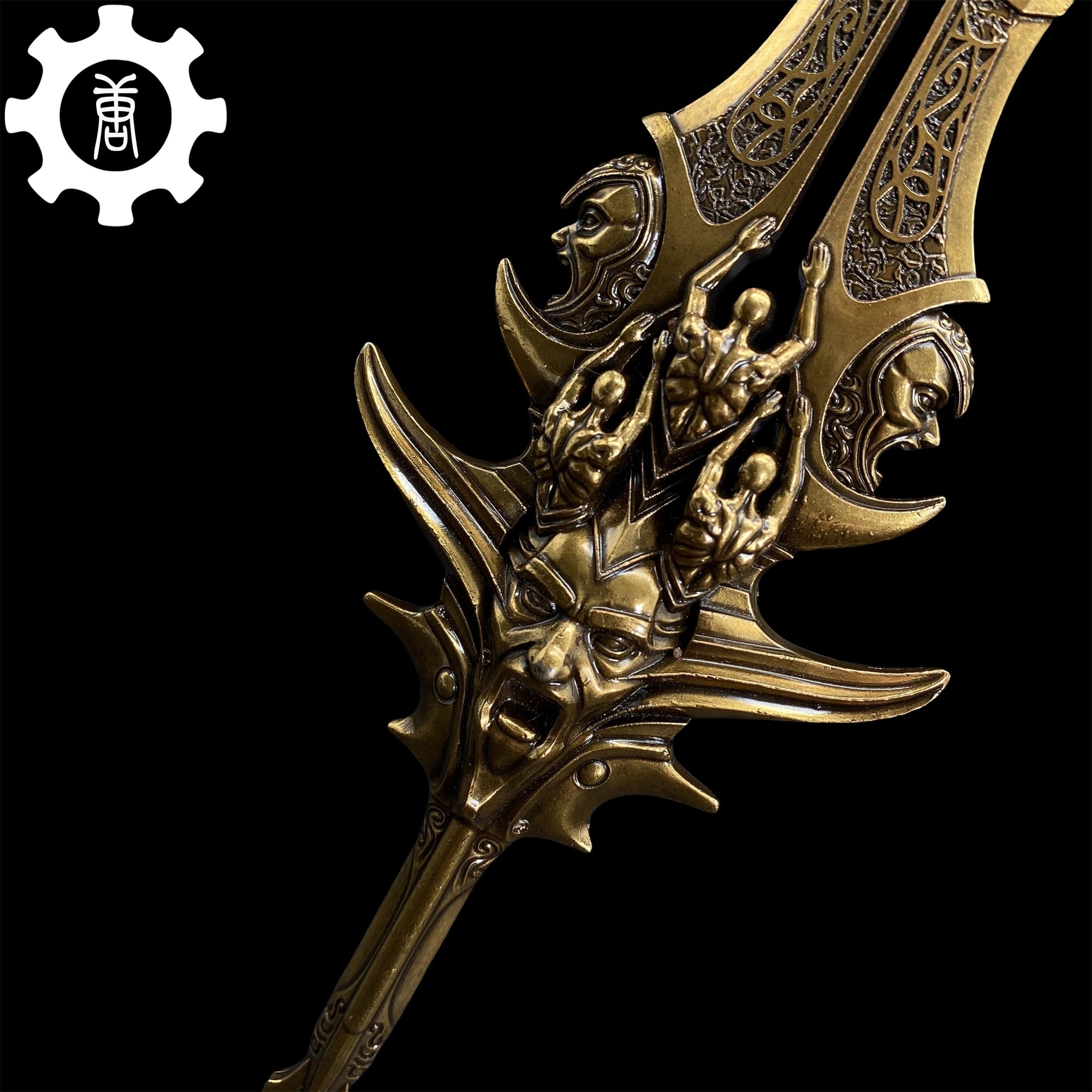 Blade Of Olympus Replica11.8" Metal Desk Display Art