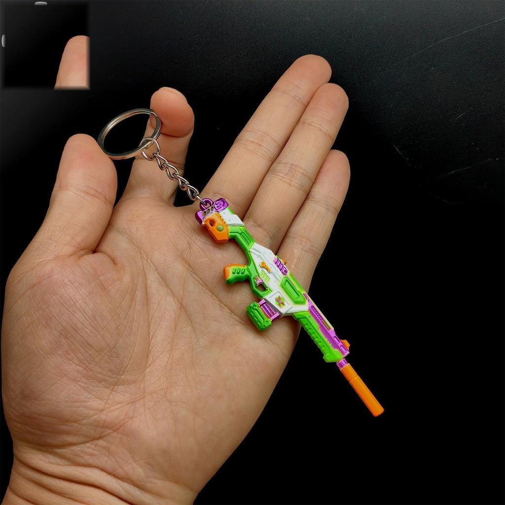 Mini BlastX Phantom Gun Keychain Metal Pendant